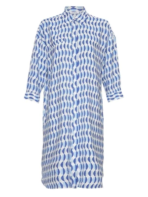 MOSS COPENHAGEN Sukienka "Maretha" w kolorze niebieskim rozmiar: XS/S