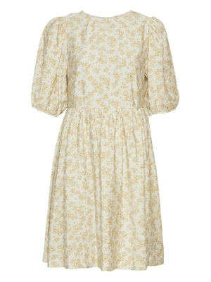 MOSS COPENHAGEN Sukienka "Marva Ladonna" w kolorze żółto-beżowym rozmiar: XS