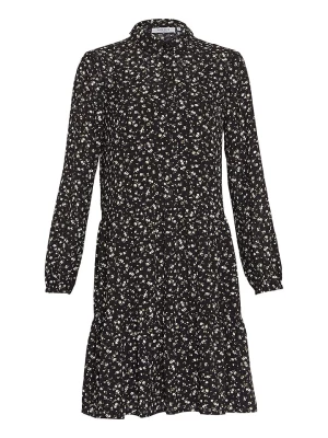 MOSS COPENHAGEN Sukienka "Oceanna" w kolorze czarno-kremowym rozmiar: XS