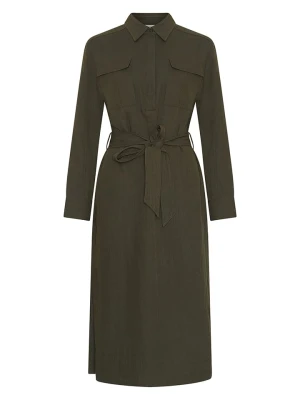 MOSS COPENHAGEN Sukienka w kolorze khaki rozmiar: M