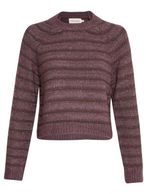MOSS COPENHAGEN Sweter "Ardella" w kolorze fioletowym rozmiar: XS/S