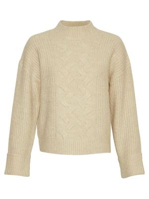 MOSS COPENHAGEN Sweter "Chastine Peggy" w kolorze beżowym rozmiar: M/L