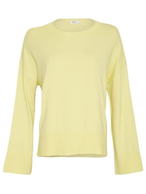 MOSS COPENHAGEN Sweter "Dalinda Rachelle" w kolorze żółtym rozmiar: S/M