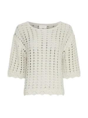 MOSS COPENHAGEN Sweter "Fairyn" w kolorze kremowym rozmiar: XS/S