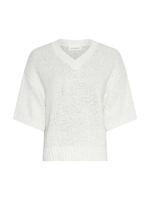 MOSS COPENHAGEN Sweter "Hannalie" w kolorze kremowym rozmiar: S/M