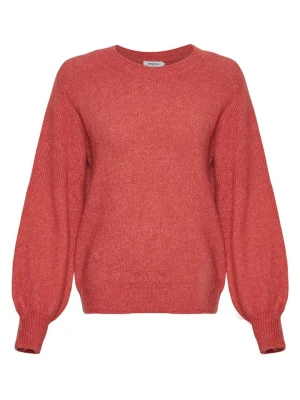 MOSS COPENHAGEN Sweter "Lillian Hope" w kolorze czerwonym rozmiar: M/L