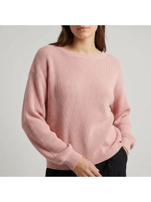 MOSS COPENHAGEN Sweter "Silda Rachelle" w kolorze jasnoróżowym rozmiar: M / L