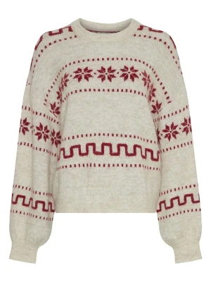 MOSS COPENHAGEN Sweter w kolorze beżowym rozmiar: M/L