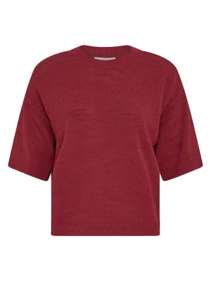 MOSS COPENHAGEN Sweter w kolorze bordowym rozmiar: M / L