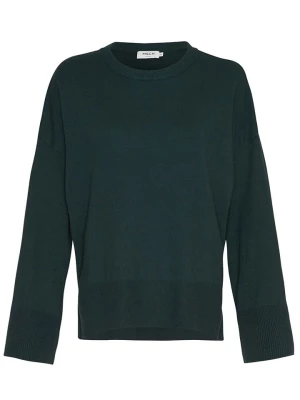 MOSS COPENHAGEN Sweter w kolorze ciemnozielonym rozmiar: M/L