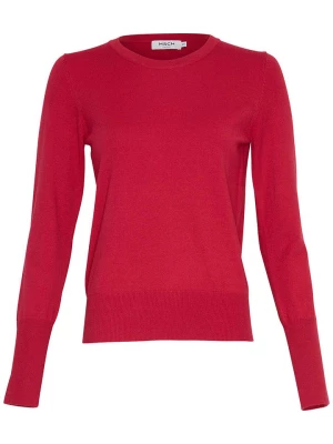 MOSS COPENHAGEN Sweter w kolorze czerwonym rozmiar: S/M