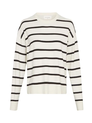 MOSS COPENHAGEN Sweter w kolorze kremowym rozmiar: M/L