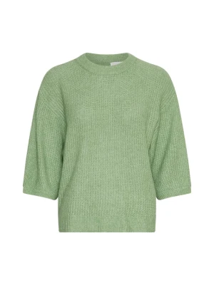 MOSS COPENHAGEN Sweter w kolorze zielonym rozmiar: XS/S