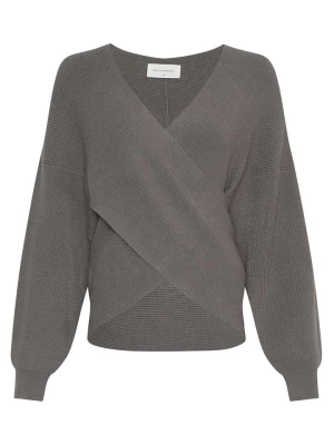 MOSS COPENHAGEN Sweter "Zinelle Rachelle" w kolorze antracytowym rozmiar: M/L