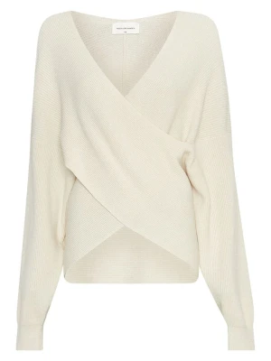 MOSS COPENHAGEN Sweter "Zinelle" w kolorze kremowym rozmiar: M/L