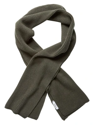 MOSS COPENHAGEN Szal "Galine Rachelle" w kolorze ciemnozielonym - 170 x 38 cm rozmiar: onesize