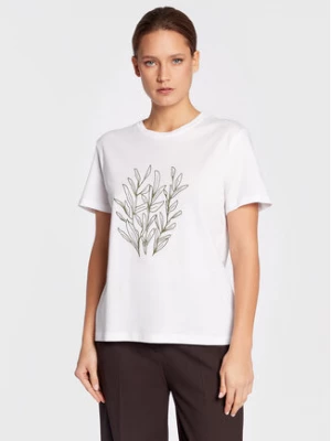 Moss Copenhagen T-Shirt Chliv 16781 Biały Regular Fit