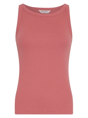 MOSS COPENHAGEN Top "Gubbe" w kolorze jagodowym rozmiar: M/L