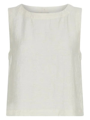 MOSS COPENHAGEN Top w kolorze białym rozmiar: M