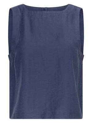 MOSS COPENHAGEN Top w kolorze granatowym rozmiar: M