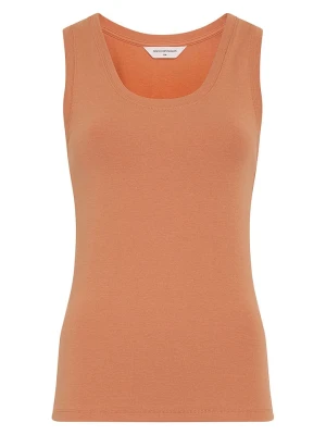 MOSS COPENHAGEN Top w kolorze karmelowym rozmiar: S / M