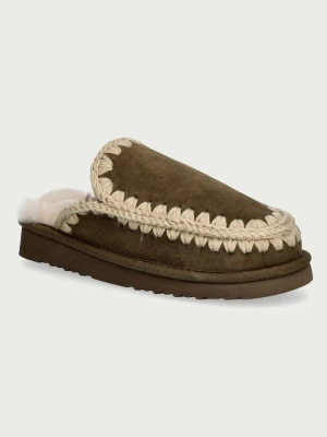 Mou kapcie damskie zamszowe Eskimo Slipper zielony