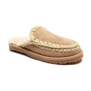 MOU Obuwie domowe FULL ESKIMO STITCH | z dodatkiem wełny | zamsz