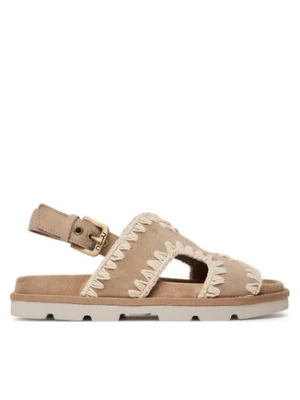 Mou Sandały Low bio sandal MU.SW631006A Różowy