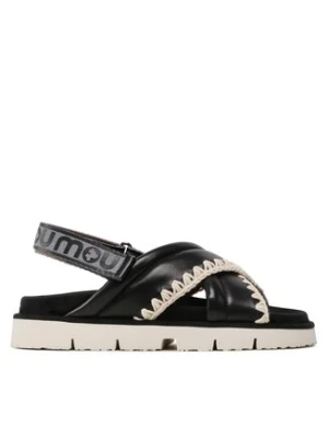 Mou Sandały New Bio # 03 Criss-Cross Upper SW461004C Czarny
