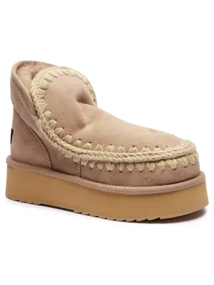MOU Śniegowce Mini Eskimo Platform | wełna | zamsz
