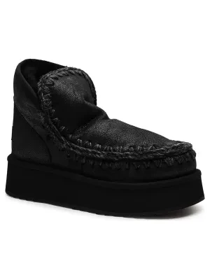 MOU Śniegowce Mini Eskimo Platform | wełna | zamsz