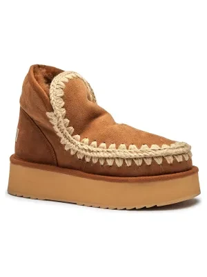 MOU Śniegowce Mini Eskimo Platform | wełna | zamsz