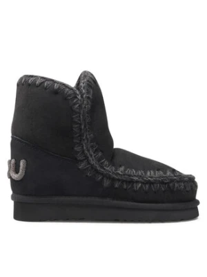Mou Śniegowce Eskimo 18 Glitter Logo MU.FW101050A Czarny