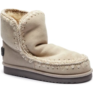 MOU Śniegowce ESKIMO 18 GLITTER LOGO | wełna | zamsz