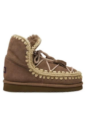 Mou Śniegowce Eskimo Scoubidoo Lace FW101124A Brązowy