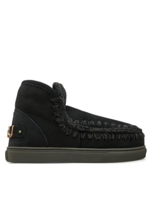 Mou Śniegowce Eskimo Sneaker Big Metal Logo FW111008A Czarny