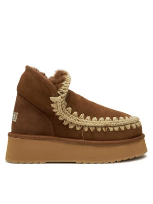 Mou Śniegowce Mini Eskimo Platform Boot FW681000A Brązowy