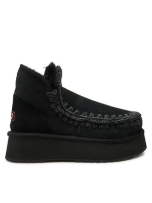 Mou Śniegowce Mini Eskimo Platform Boot FW681000A Czarny