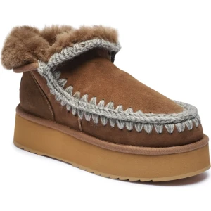 MOU Śniegowce Mini Eskimo Platform | shearling | zamsz