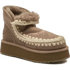 MOU Śniegowce Mini Eskimo Platform | wełna | zamsz