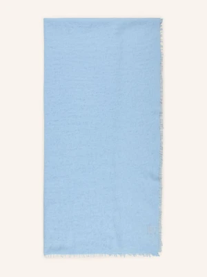 Mouleta Szal Z Kaszmiru blau JASNONIEBIESKI