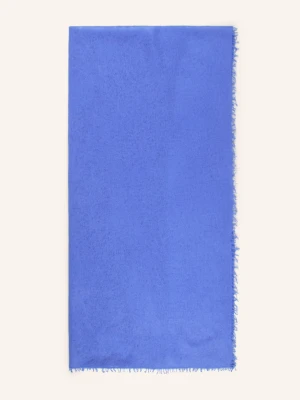 Mouleta Szal Z Kaszmiru blau NIEBIESKI
