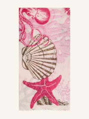 Mouleta Szal Z Kaszmiru pink