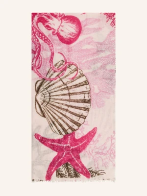 Mouleta Szal Z Kaszmiru rosa