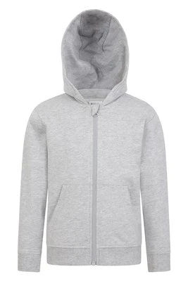 Mountain Essentials dziecięca bluza z kapturem zapinana na zamek - Grey Mountain Warehouse