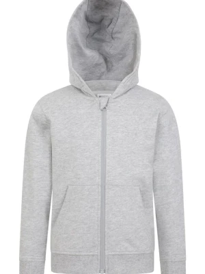 Mountain Essentials dziecięca bluza z kapturem zapinana na zamek - Grey Mountain Warehouse