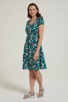 Mountain Essentials Lora damska sukienka typu skater dress - Teal Mountain Warehouse