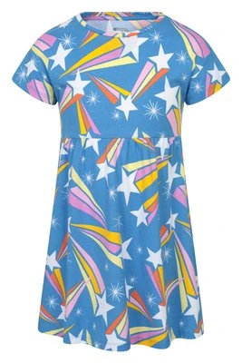 Mountain Essentials sukienka dziecięca z nadrukiem Lora - Blue Mountain Warehouse