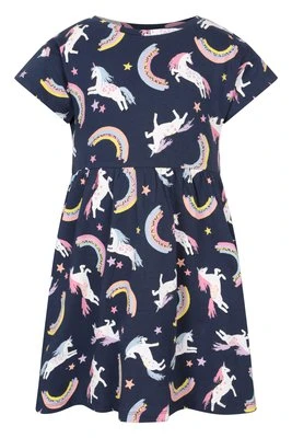 Mountain Essentials sukienka dziecięca z nadrukiem Lora - Mountain Warehouse