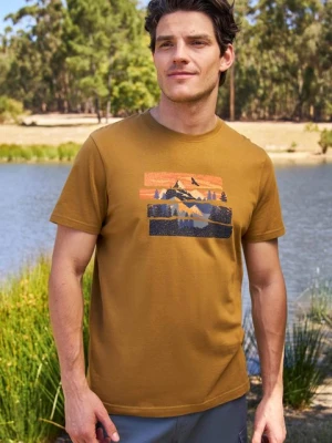 Mountain Explorer męski t-shirt bawełniany Mountain Warehouse